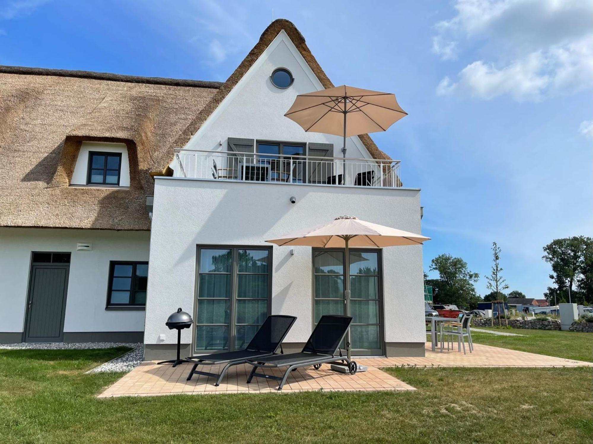 Villa Inseldomizil Stolpe - Urlaub Unter Reet Auf Usedom Stolpe auf Usedom Exterior foto